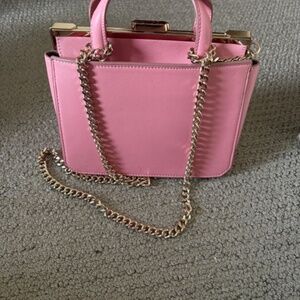 Zara leather cross-body box purse